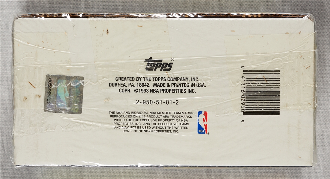 1992-93 Topps Gold Basketball Factory Set