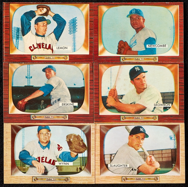 1955 Bowman Baseball High-Grade Group, 12 HOFers, 32 High Nos. (328)