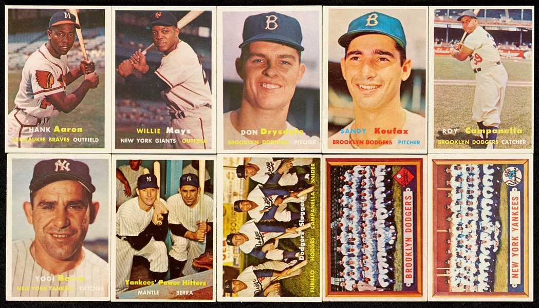 1957 Topps Baseball Complete Set (407)