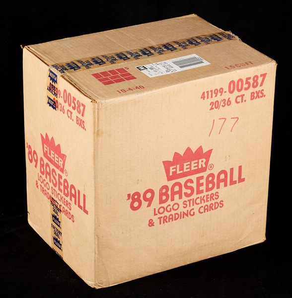 1989 Fleer Baseball Wax Case (20/36)