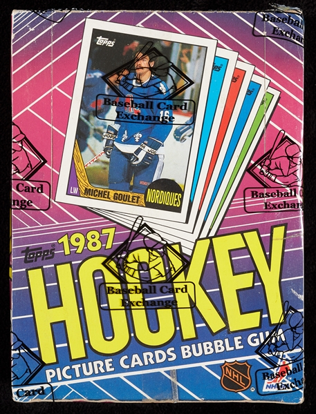 1987 Topps Hockey Unopened Wax Box (36) (BBCE)