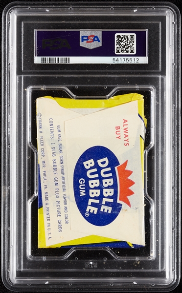 1959 Fleer Ted Williams 6-Card Wax Pack (Graded PSA 5)
