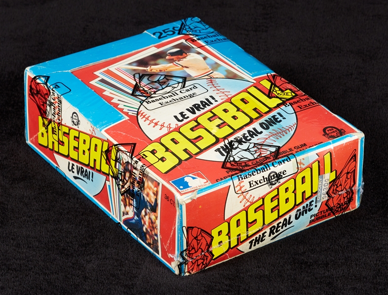 1982 O-Pee-Chee Baseball Wax Box (36) (BBCE)