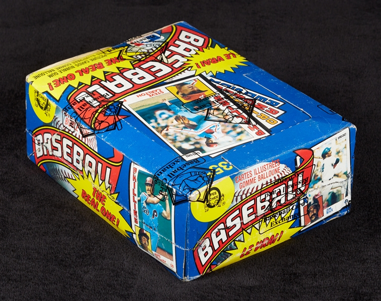 1984 O-Pee-Chee Baseball Wax Box (36) (BBCE)