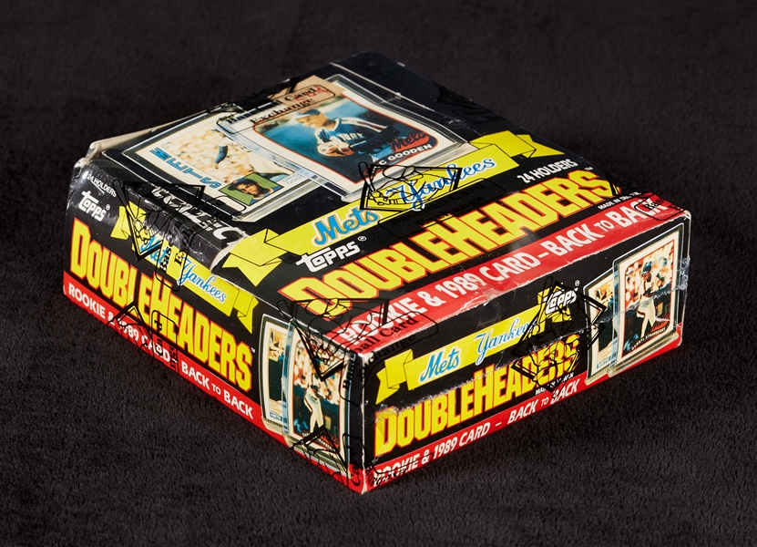 Rare 1989 Topps Test Doubleheader Wax Box (24) (BBCE)