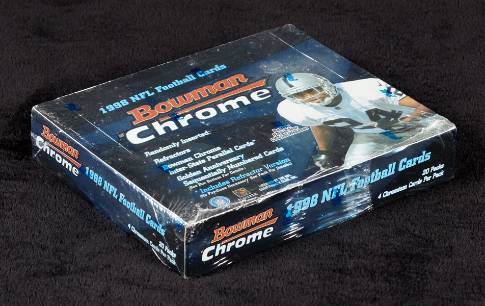 1998 Bowman Chrome Football Factory Sealed Box (20)