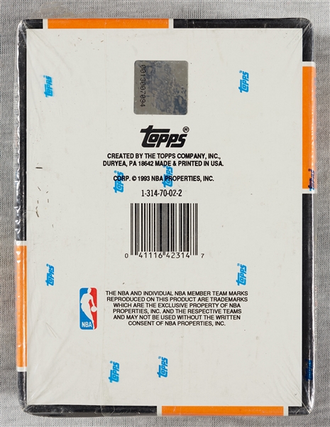 1992-93 Stadium Club Basketball Series 2 Factory Sealed Box (36)