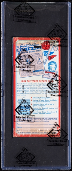 1975 Topps Baseball Wax Pack Tray (BBCE)