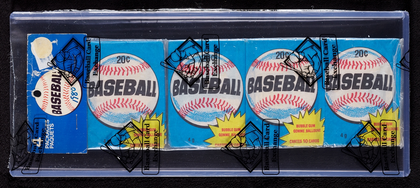 1980 O-Pee-Chee Baseball Wax Rack Pack (BBCE)