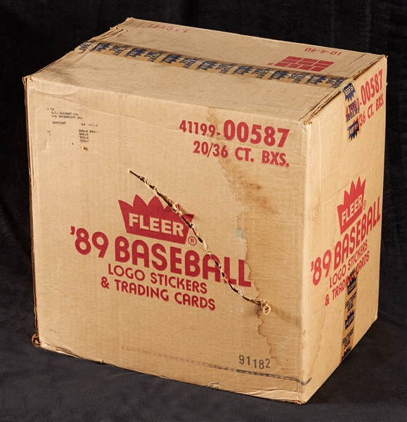 1989 Fleer Baseball Wax Case (20/36)