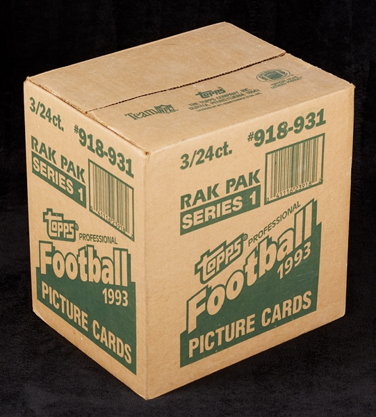 1993 Topps Series 1 Football Rack Pack Case (3/24)
