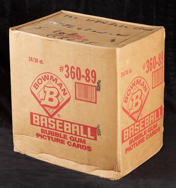 1989 Bowman Baseball Wax Case (24/36)