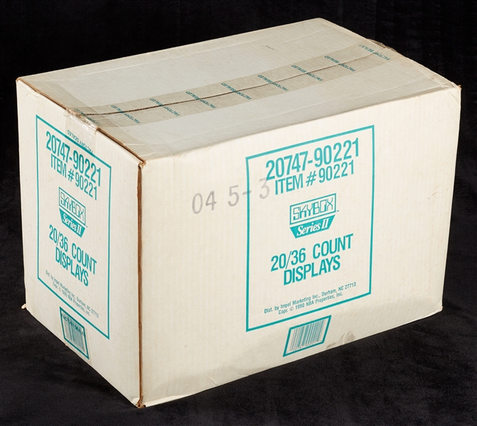 1990-91 SkyBox Series 2 Basketball Wax Case (20/36)