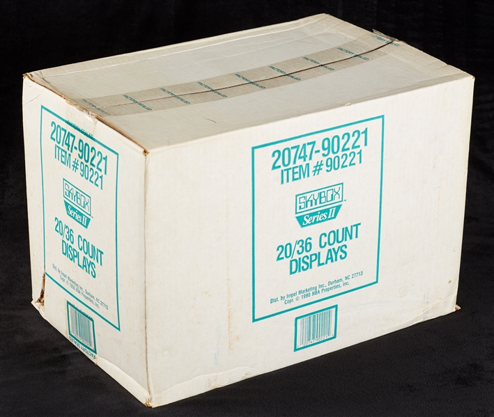 1990-91 SkyBox Series 2 Basketball Wax Case (20/36)