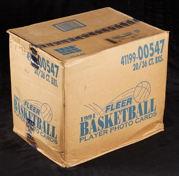 1991-92 Fleer Basketball Wax Case (20/36)