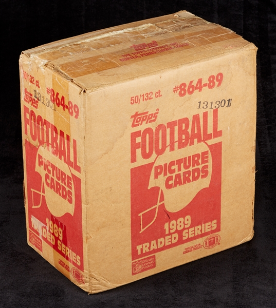 1989 Topps Traded Football Case (50)