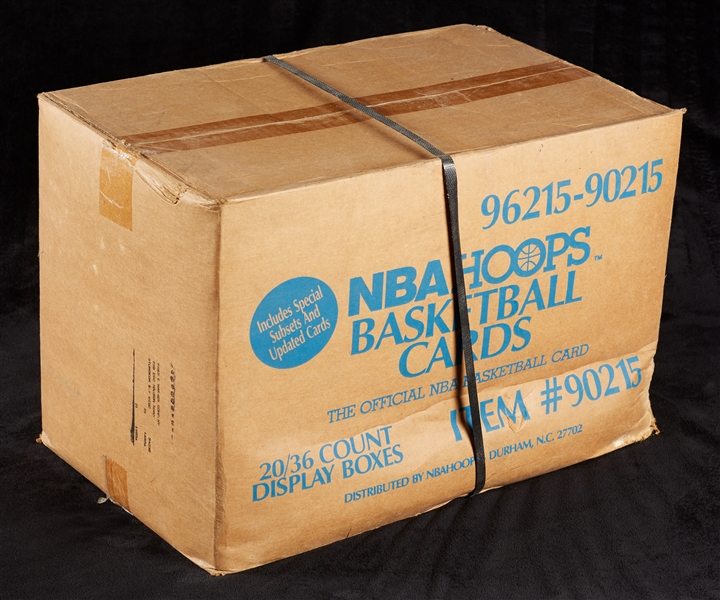 1990-91 NBA Hoops Series 2 Basketball Wax Case (20/36)