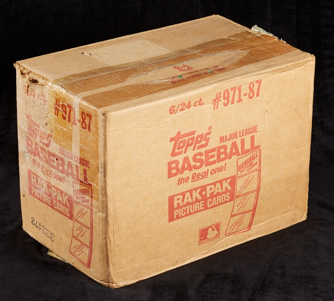 1987 Topps Baseball Rack Pack Case (6/24)