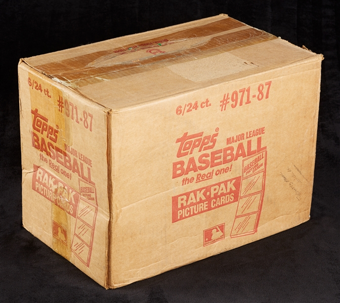 1987 Topps Baseball Rack Pack Case (6/24)