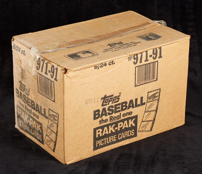 1991 Topps Baseball Rack Pack Case (6/24)