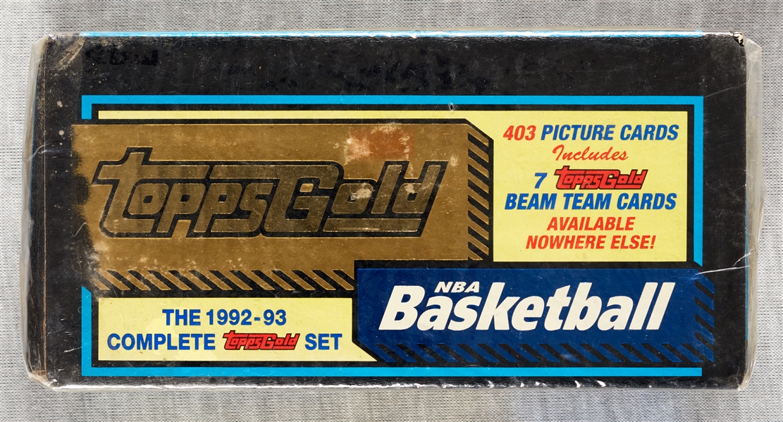 1992-93 Topps Gold Basketball Sealed Factory Set