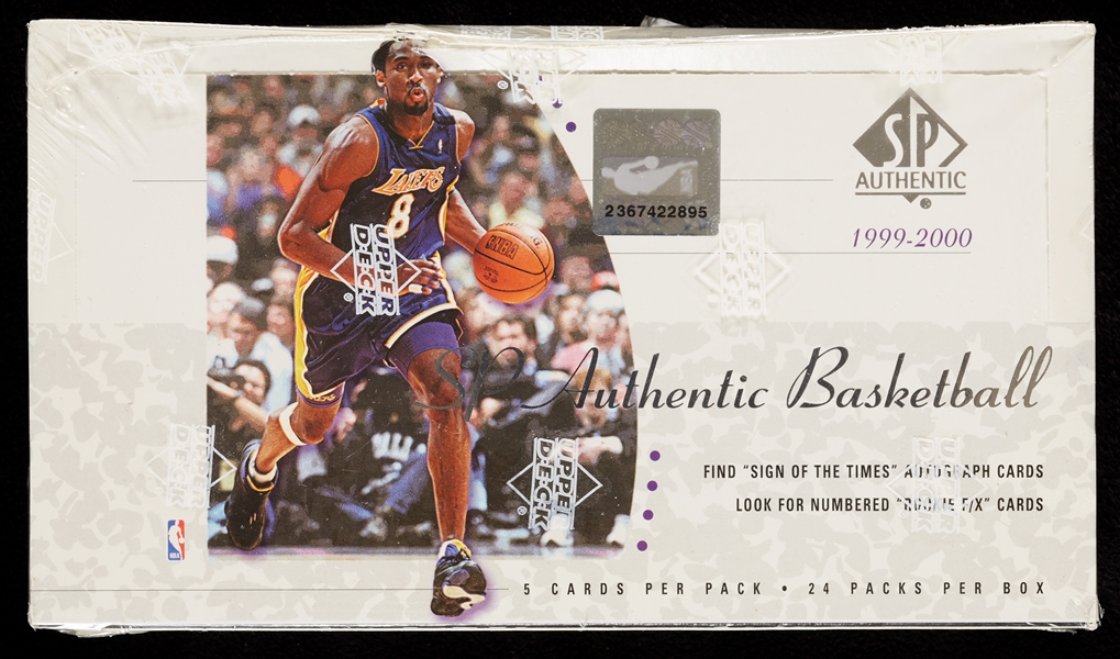 1999-00 SP Authentic Basketball Sealed Hobby Box (24)