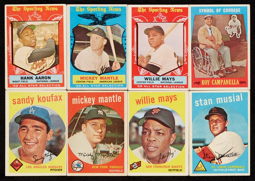 1959 Topps Baseball Complete Set (572)