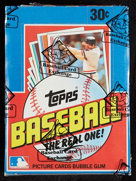 1982 Topps Baseball Wax Box Group (4) (BBCE)