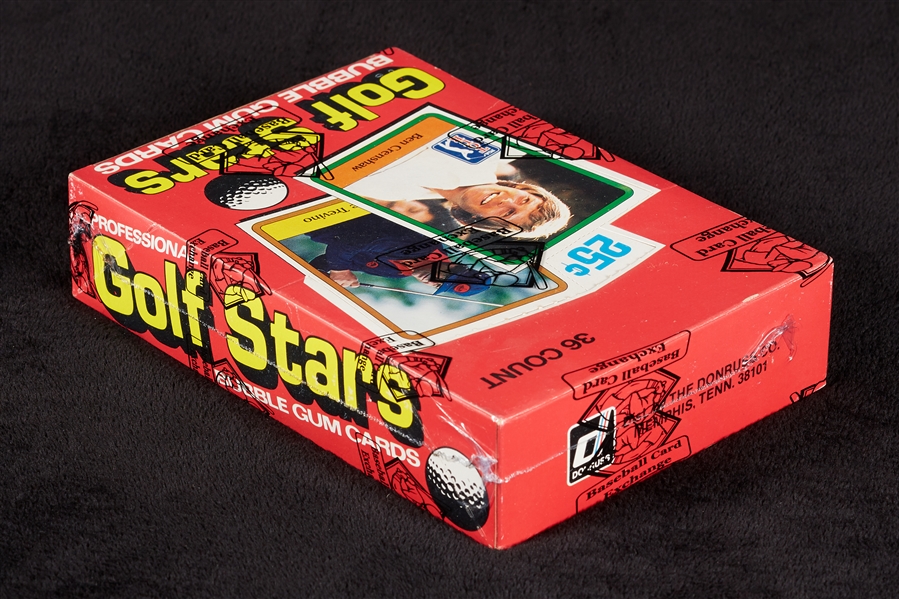 1981 Donruss Golf Wax Box (36) (BBCE)