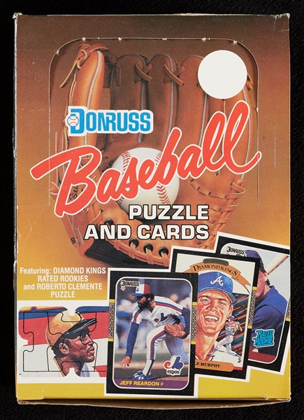 1987 Donruss Baseball Wax Box Group (14)