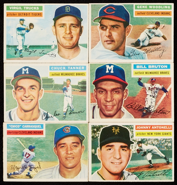 1956 Topps Baseball Group With HOFers (146)