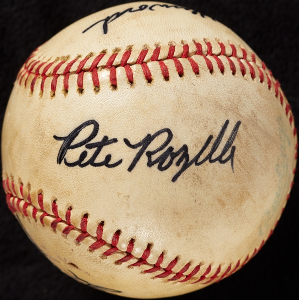 1971 Detroit All-Star Game Multi-Signed OAL Baseball with Pete Rozelle, Kuhn, Feeney, Yaz (BAS)