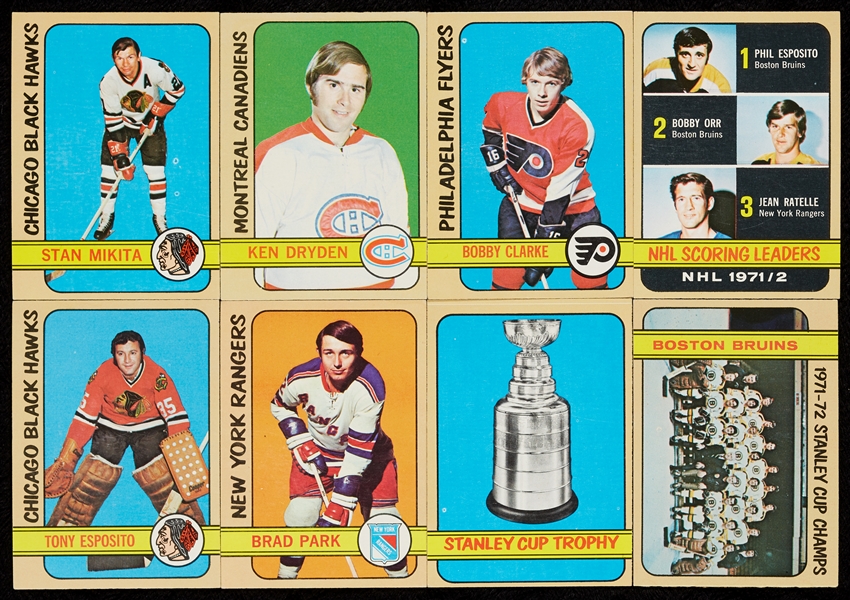 1972 Topps Hockey High-Grade Complete Set (176)