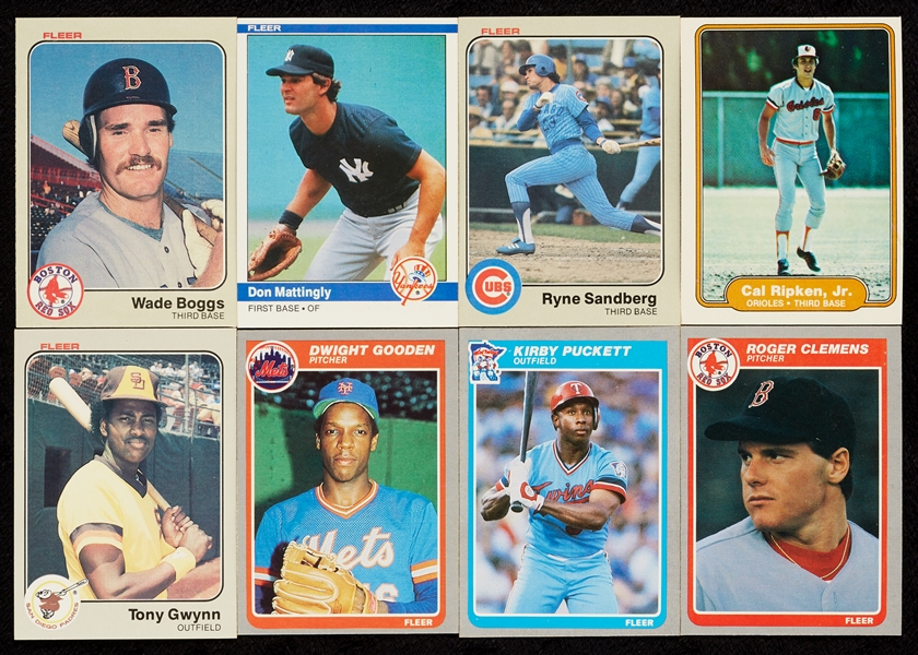 1982-85 Fleer Baseball Factory Sets (11)