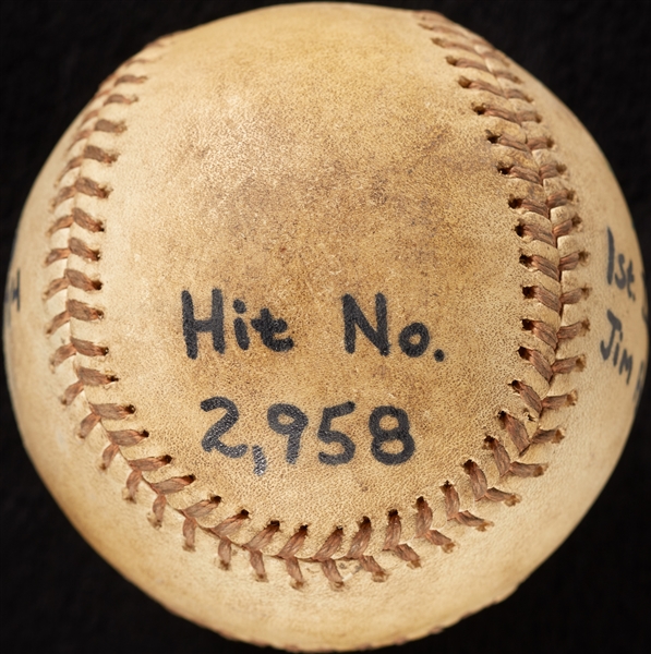 Al Kaline Hit No. 2958 Game-Used Baseball