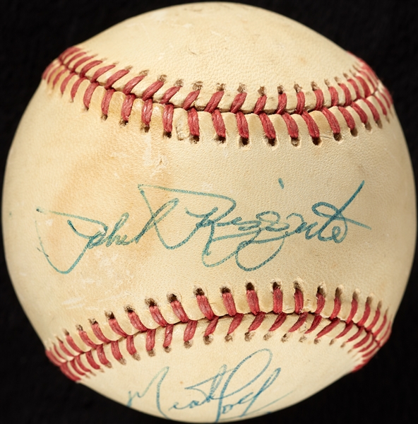 Phil Rizzuto & Meatloaf Signed OAL Baseball (BAS)