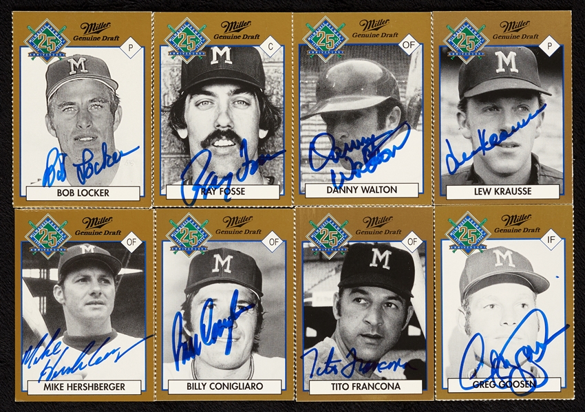 Signed 1994 Brewers 25th Anniversary Group (116)