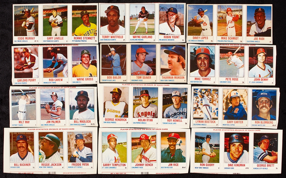 1978 Hostess Baseball Panels Complete Set (50)