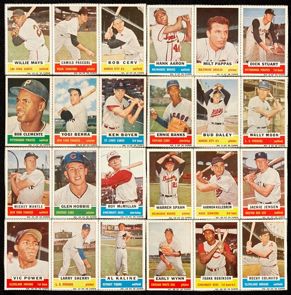 1960 Bazooka Baseball Set in Panels (12)