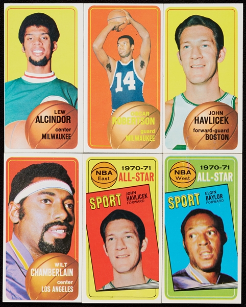 1970 Topps Basketball High-Grade Near Set and Extras (290)