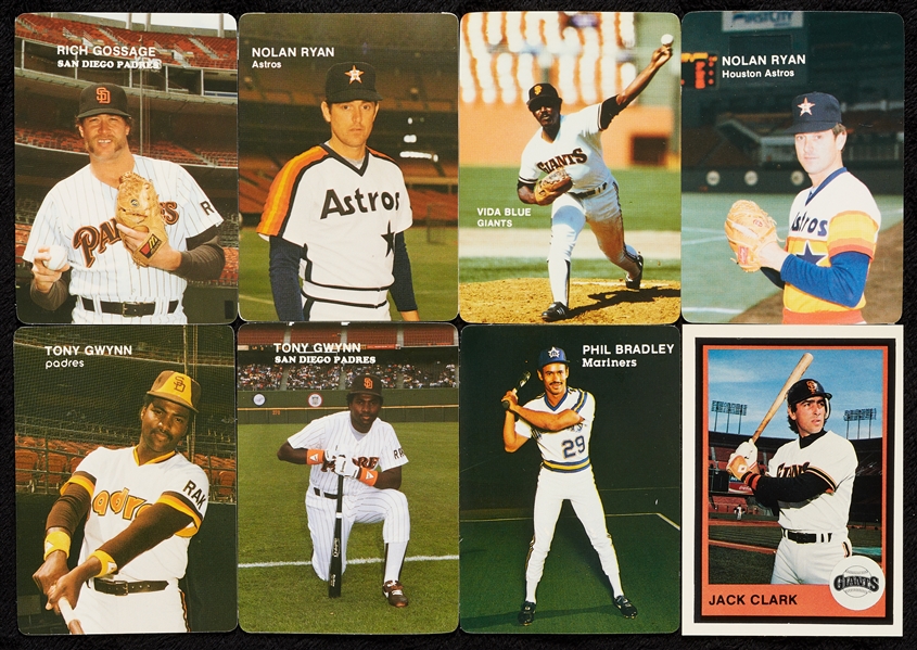 1983-85 Mother’s Cookies Giants, Padres, Astros and Mariners Sets (9)