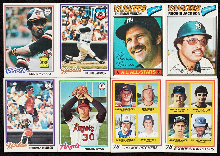1977 and 1978 Topps Baseball High-Grade Sets (2)