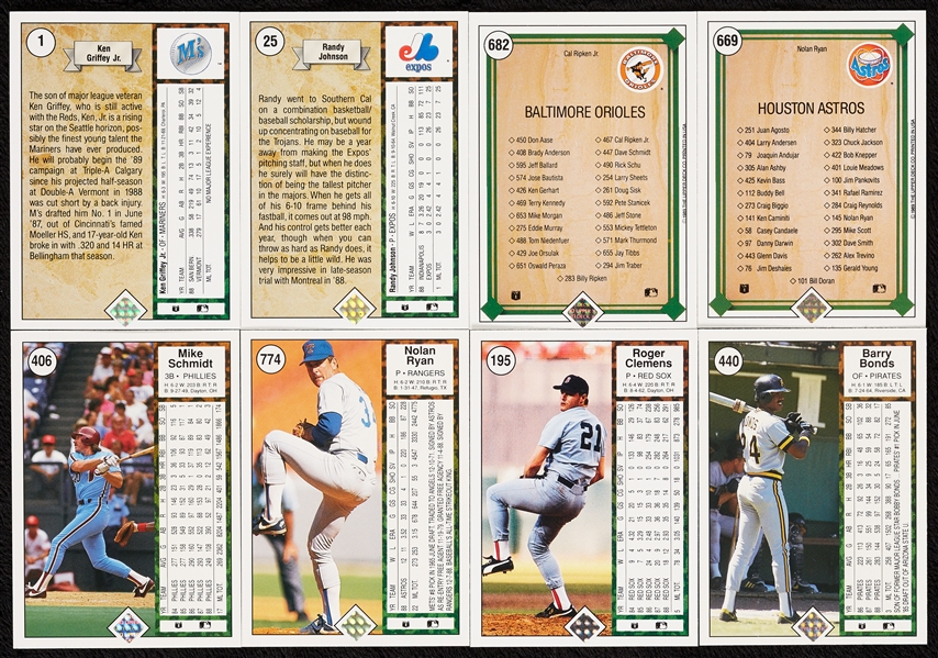 1989 Upper Deck Baseball Factory Set (800)