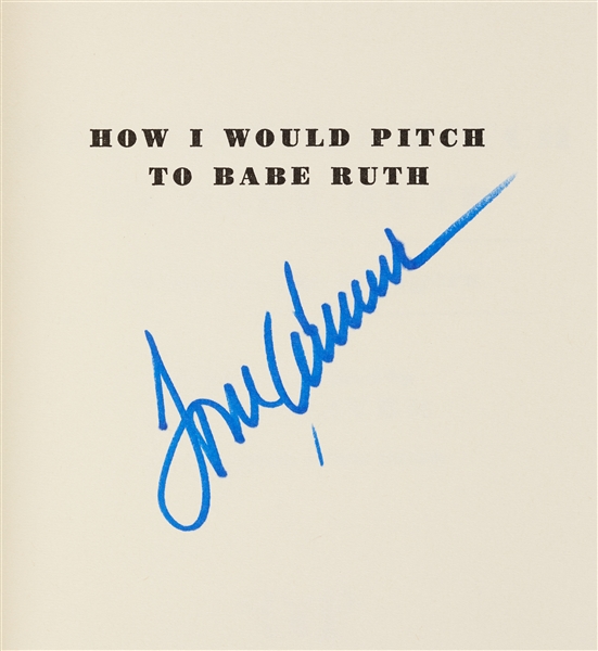 Tom Seaver Signed How I Would Pitch To Babe Ruth Book (BAS)