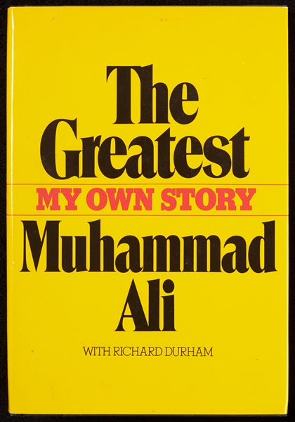 Muhammad Ali Signed The Greatest Book (BAS)