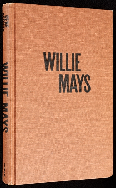 Willie Mays Signed Modest Champion Book (BAS)