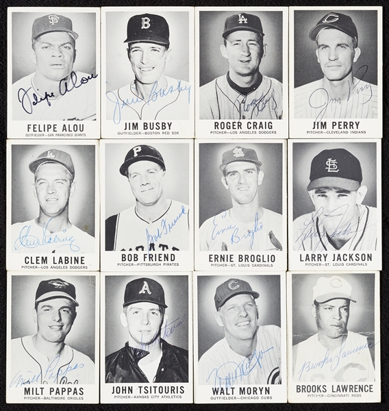 Signed 1960 Leaf Baseball Group (21)