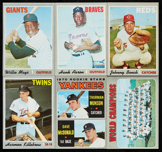 1970 Topps Baseball High-Grade Near Set (717/720)