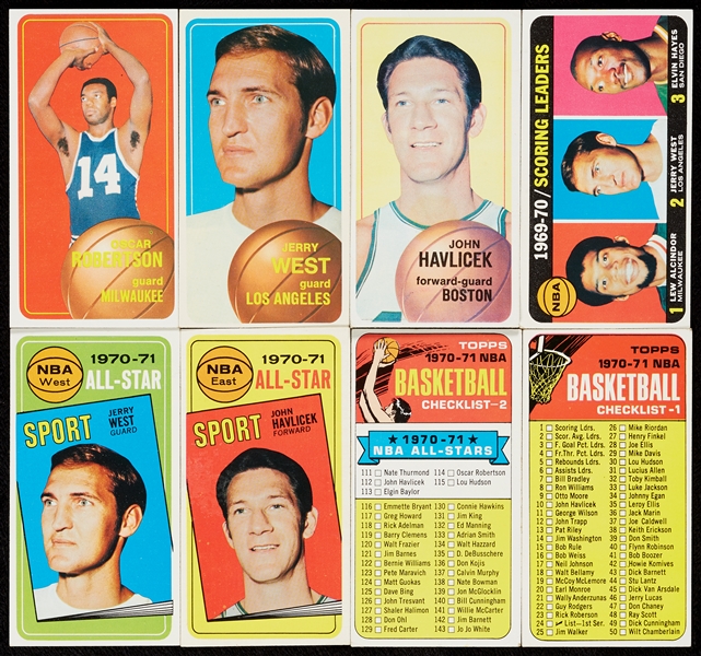 1970 Topps Basketball Complete Set (176)