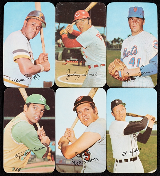 1971 Topps Baseball Supers High-Grade Near Set (62/63)